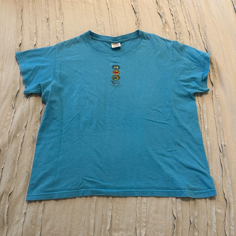 Cropped Kauai Crazy Shirt | Size XL